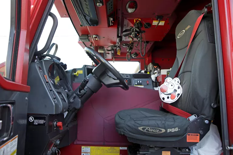 a look inside a fire engine