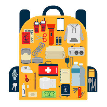 BACKPACK FULL OF SUPPLIES FOR YOUR EMERGENCY KIT