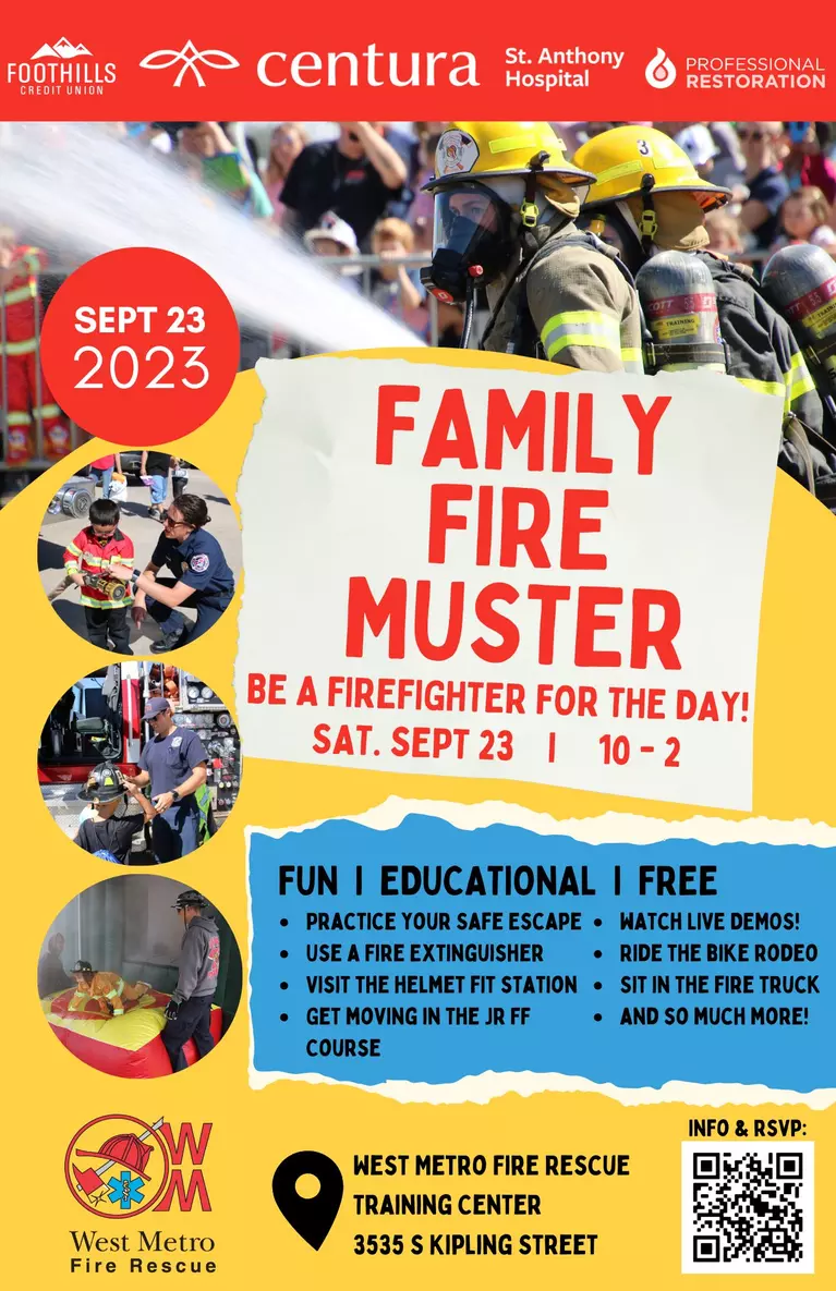 Muster date, info, and activities